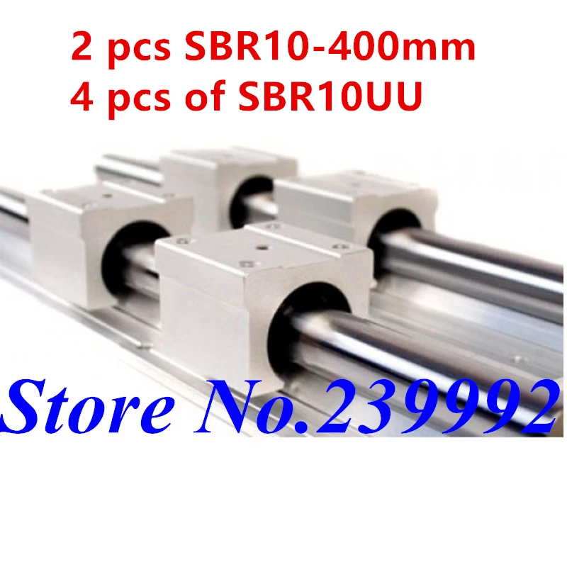 2pcs SBR10 400mm linear rail support with 4pcs SBR10UU linear guide auminum bearing sliding block
2pcs SBR10 400mm linear rail support with 4pcs SBR10UU linear guide auminum bearing sliding block