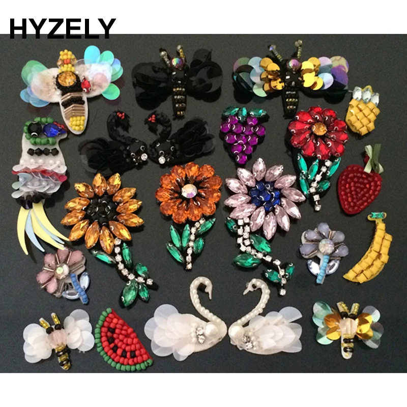 2 pcs Colorful Flower Bee Rhinestone Motif on Crystal Patch Badage Children Women Clothes Bride Wedding Dress Accessories
2 pcs Colorful Flower Bee Rhinestone Motif on Crystal Patch Badage Children Women Clothes Bride Wedding Dress Accessories