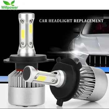 Willpower H13 9004 9006 9007 72W 8000LM 6500K COB Side Lights Auto Headlamp Fog Light Car LED Headlights Bulb DC12v 24v
Willpower H13 9004 9006 9007 72W 8000LM 6500K COB Side Lights Auto Headlamp Fog Light Car LED Headlights Bulb DC12v 24v