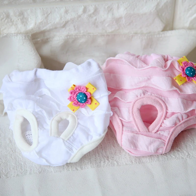 Sunflower Lace Pet Dog Panty Shorts Princess Pink White Summer Spring Puppies Animals Cats Physiological Underwear Female Cover
Sunflower Lace Pet Dog Panty Shorts Princess Pink White Summer Spring Puppies Animals Cats Physiological Underwear Female Cover