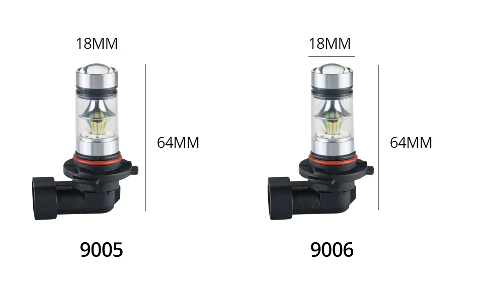 VooVoo 2Pcs Led H11 Fog Lamp Auto Driving Bulb DRL H11 Bulb Fog Lights 12V White Amber Ice Blue for Mazda 2 2014-2016 (18)