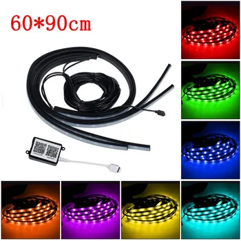 4x RGB LED Strip Light Under Car Tube Underglow body Neon Light Kit Phone App Control Car interior Decorative
4x RGB LED Strip Light Under Car Tube Underglow body Neon Light Kit Phone App Control Car interior Decorative
