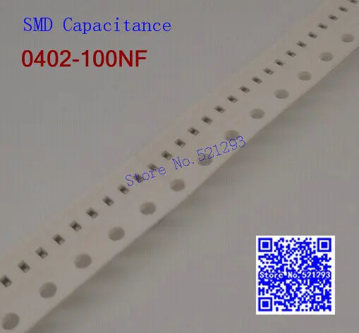 0402 100NF 104K X7R 50V SMD capacitors / 0402 50V Multilayer chip ceram capacitor 500pcs/lot
0402 100NF 104K X7R 50V SMD capacitors / 0402 50V Multilayer chip ceram capacitor 500pcs/lot