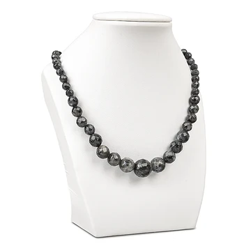 6-14mm Dark green and black with a transparent round Black Flash Stone necklace 18inch mysterious and noble H89
6-14mm Dark green and black with a transparent round Black Flash Stone necklace 18inch mysterious and noble H89
