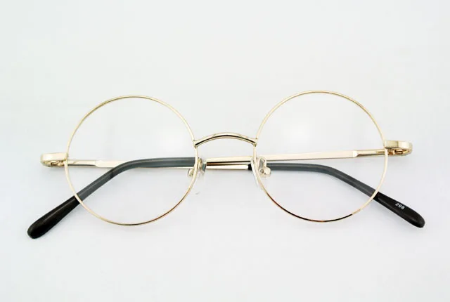 Vintage Round Gold 42mm Spring Hinges Metal Eyeglass Frames Full Rim myopia Glasses -125 -250 -300 -350 -375 -600
Vintage Round Gold 42mm Spring Hinges Metal Eyeglass Frames Full Rim myopia Glasses -125 -250 -300 -350 -375 -600