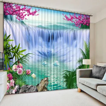 Modern Home Decoration Living Room Curtains 3d Red plum flower peony flower waterfall 3D Blackout Curtains For Living room
Modern Home Decoration Living Room Curtains 3d Red plum flower peony flower waterfall 3D Blackout Curtains For Living room