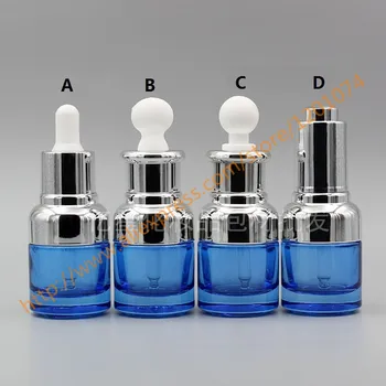 20ml blue Glass Essential Oil Bottle With shiny silver dropper lid or press cover.Oil vial.cosmetic essential oil container.
20ml blue Glass Essential Oil Bottle With shiny silver dropper lid or press cover.Oil vial.cosmetic essential oil container.