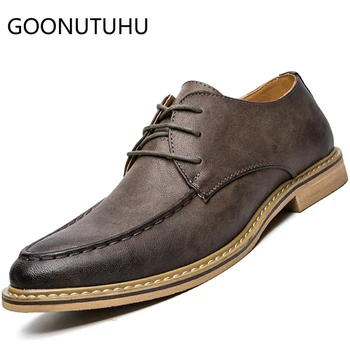 Fashion men's shoes casual leather male classic solid gray brown black slip on shoe man comfortable party shoes for men hot sale
Fashion men's shoes casual leather male classic solid gray brown black slip on shoe man comfortable party shoes for men hot sale