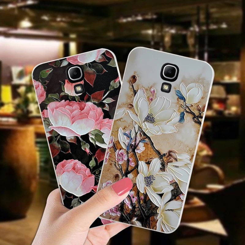

ShuiCaoRen Luxury Silicone Case For Samsung Galaxy Mega 6.3 I9200 Pretty Flower TPU Phone Cover For Samsung I9208 Cases