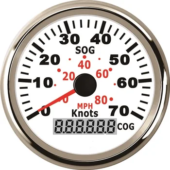 New Universal 85MM 0-80MPH Waterproof GPS Speedometer 0-70Knots Speed With COG For Marine With Red Backlight 3-3/8'' 9-32V
New Universal 85MM 0-80MPH Waterproof GPS Speedometer 0-70Knots Speed With COG For Marine With Red Backlight 3-3/8'' 9-32V