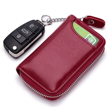 Designer Genuine Leather Key Case Men Keys Wallets Women Car Key Holder Keychain Zipper Housekeeper Bag Pouch Organizer MF-950
Designer Genuine Leather Key Case Men Keys Wallets Women Car Key Holder Keychain Zipper Housekeeper Bag Pouch Organizer MF-950