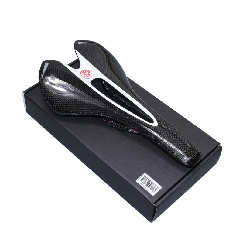 PuraRaza MTBRoad Bike Saddle 3K Carbon Fiber Mountain Bike Seat Saddle Lightweight Bicycle Parts (1)