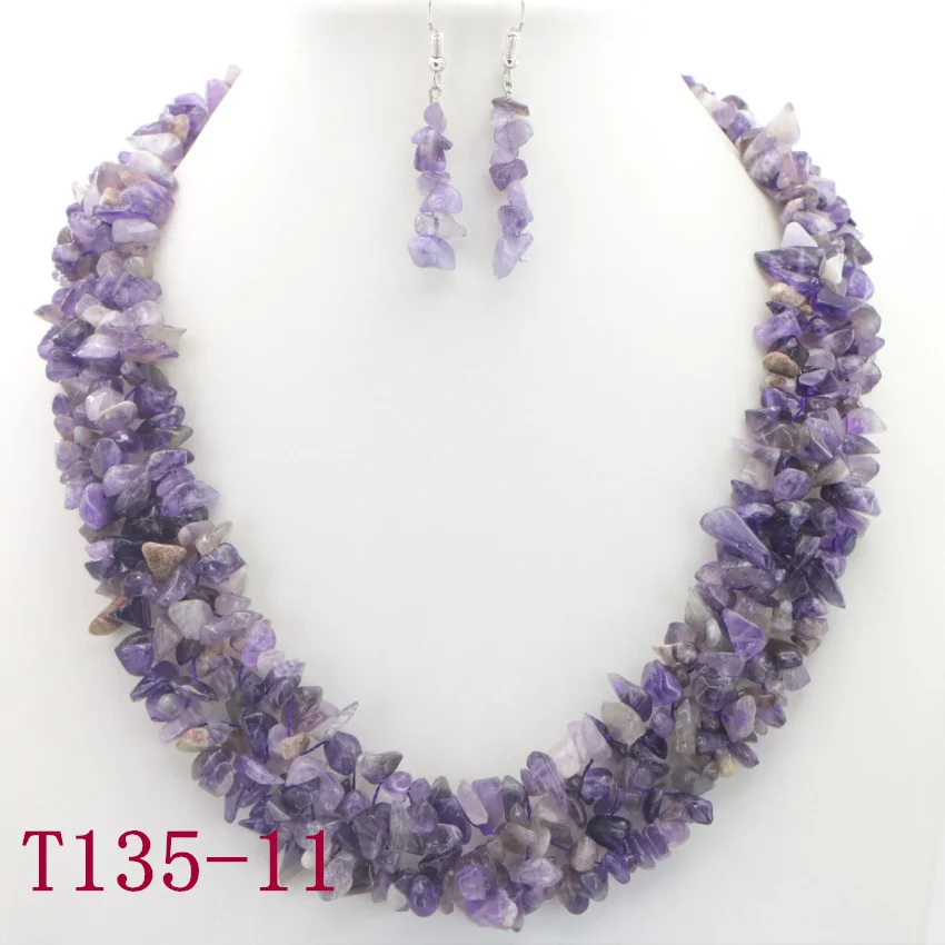 11 Natural purple Amethyst Necklace (7)