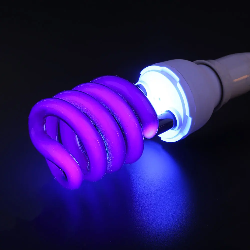 E W Uv Ultraviolet Fluorescent Blacklight Screw Light Free