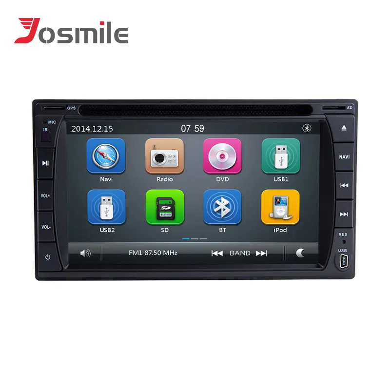 Josmile Universal AutoRadio 2 Din Car Multimedia Player DVD GPS Navigation Tape Recorder Stereo Head unit Audio Video 173mm*98mm
Josmile Universal AutoRadio 2 Din Car Multimedia Player DVD GPS Navigation Tape Recorder Stereo Head unit Audio Video 173mm*98mm