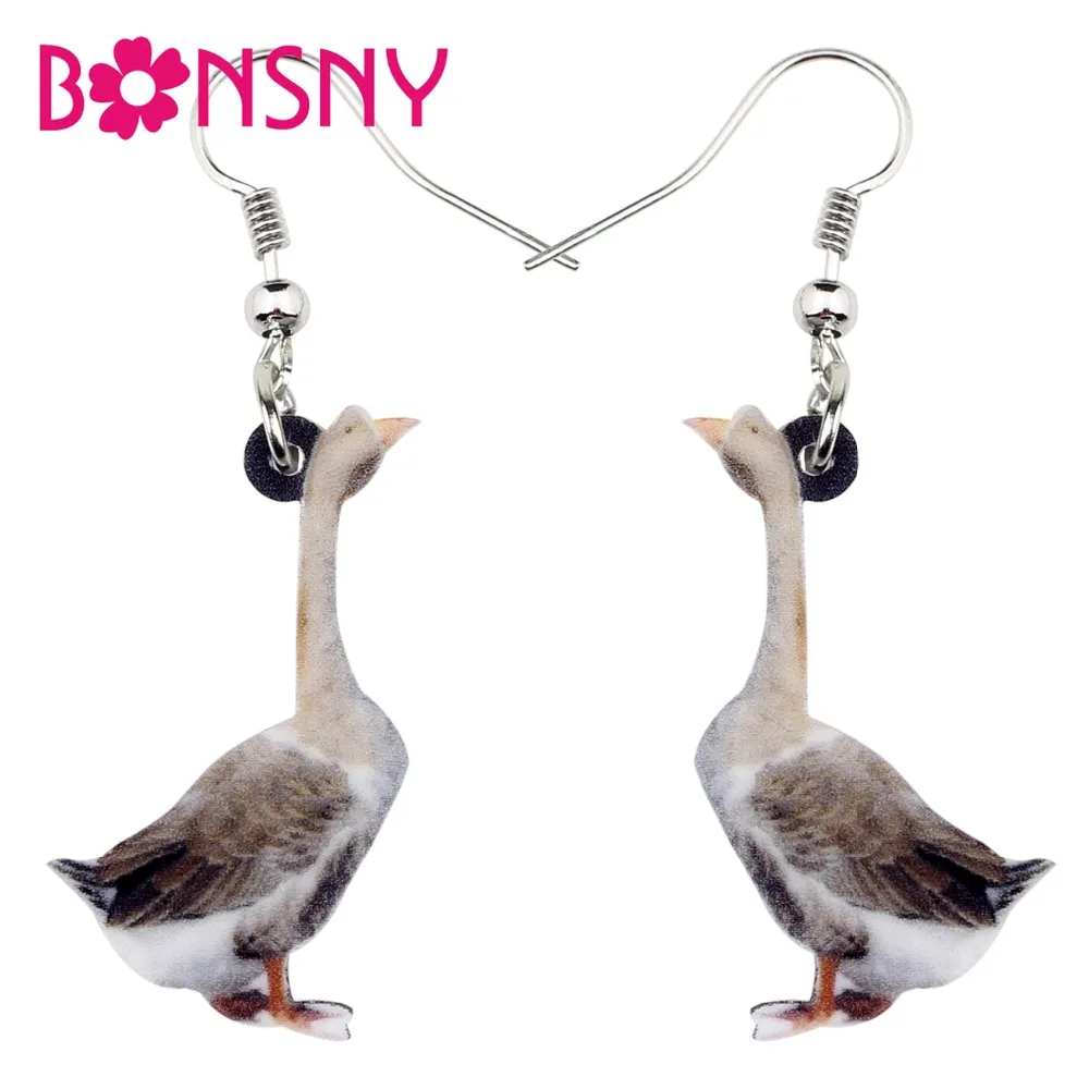 Bonsny Acrylic Cute Cartoon Wild Goose Earrings Big Dangle Drop Farm Animal Jewelry For Women Girls Ladies Teens Kids Gifts Bulk
Bonsny Acrylic Cute Cartoon Wild Goose Earrings Big Dangle Drop Farm Animal Jewelry For Women Girls Ladies Teens Kids Gifts Bulk