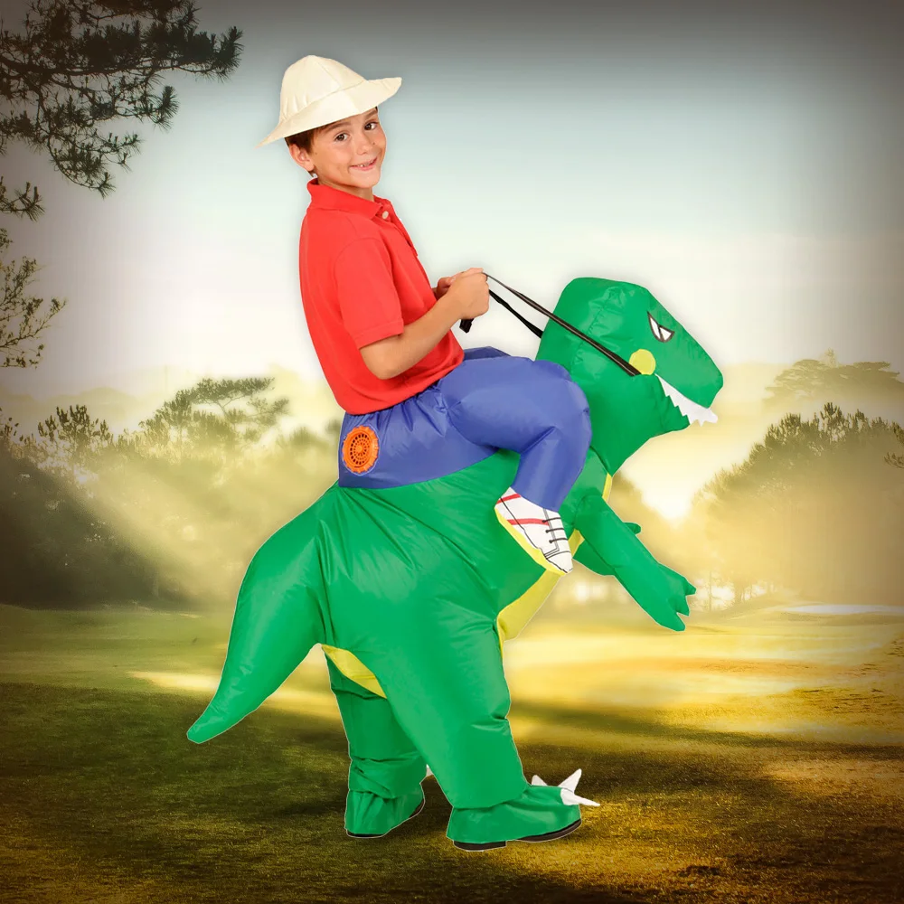 Boys Girls Inflatable Dinosaur Costume Halloween Christmas Party Cosplay Outfit Air Blown Suit Kid Carnival Dress Purim Clothes
Boys Girls Inflatable Dinosaur Costume Halloween Christmas Party Cosplay Outfit Air Blown Suit Kid Carnival Dress Purim Clothes