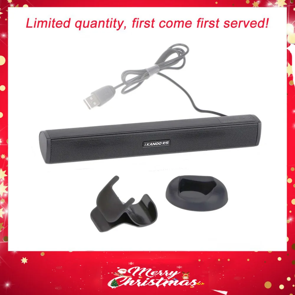 N12 Portable Usb Audio Column Speaker Wired Stick Removable Stand And Clamp Sound Bar HD Bass Speakers For PC Computer Laptop
N12 Portable Usb Audio Column Speaker Wired Stick Removable Stand And Clamp Sound Bar HD Bass Speakers For PC Computer Laptop