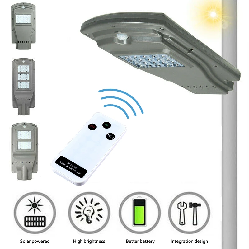 1Pc 40W Solar LED Street Light Radar PIR Motion Sensor Lamp with Remote Motion Activated Sensor Wall Street Light Outdoor Garden
1Pc 40W Solar LED Street Light Radar PIR Motion Sensor Lamp with Remote Motion Activated Sensor Wall Street Light Outdoor Garden