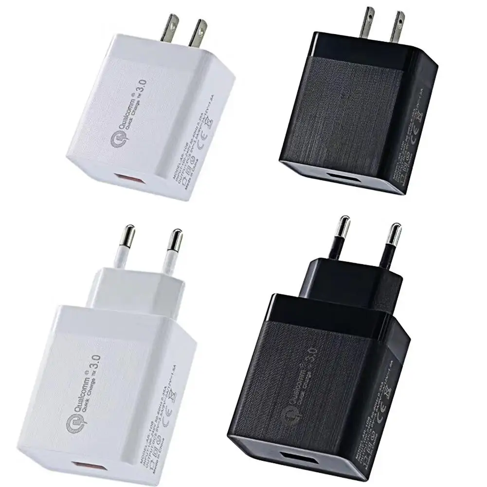 Universal 18W Quick Charge 3.0 Fast Mobile Phone Charger EU Plug Wall USB Charger Adapter for iPhone Samsung Xiaomi Huawei
Universal 18W Quick Charge 3.0 Fast Mobile Phone Charger EU Plug Wall USB Charger Adapter for iPhone Samsung Xiaomi Huawei