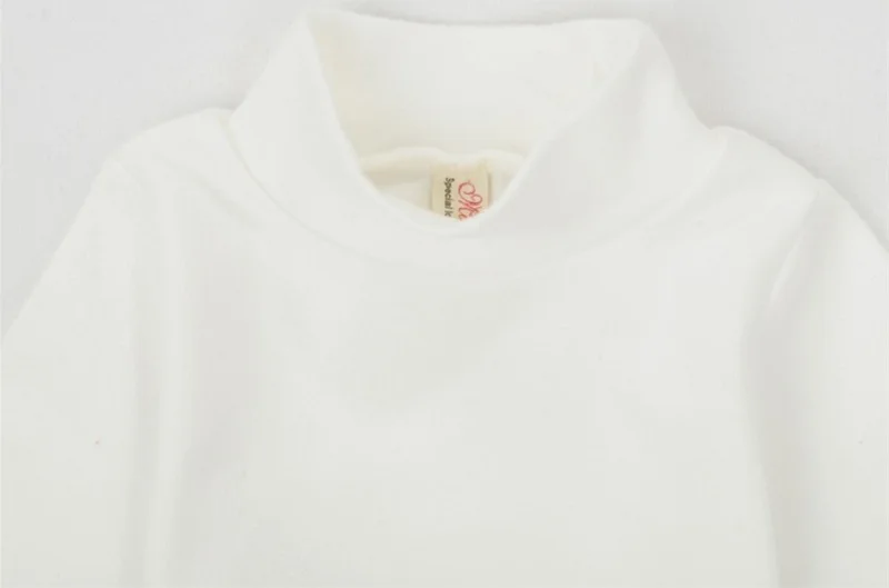 Toddler Girl Long Sleeve High Collar Warm Tops T-Shirt Blouse Pullover Colorful