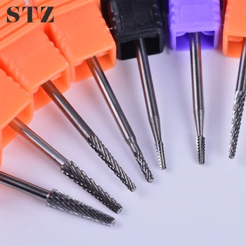 STZ 1pcs Tungsten Carbide Spiral Cut Burrs Nail Drill Bit 3/32" Shark Mills Cutter Electric Manicure Device Polished Tool #16-22
STZ 1pcs Tungsten Carbide Spiral Cut Burrs Nail Drill Bit 3/32" Shark Mills Cutter Electric Manicure Device Polished Tool #16-22