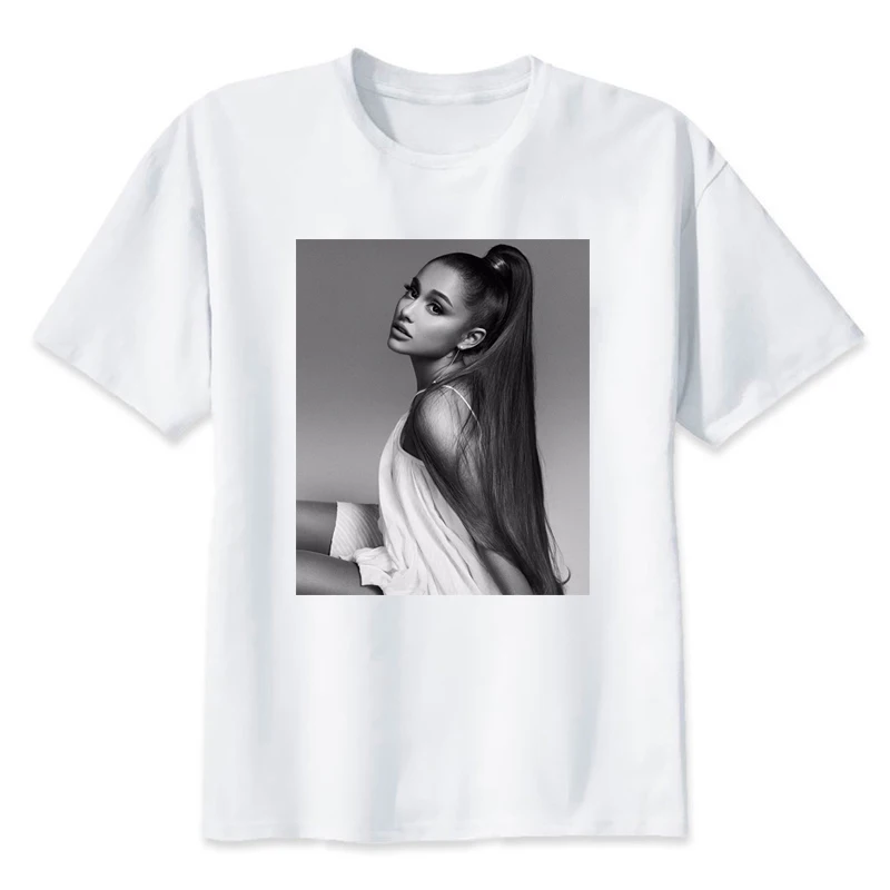 Ariana Grande new unisex loose comfortable 100% cotton print cool pattern casual round neck T-shirt short-sleeved T-shirt women
Ariana Grande new unisex loose comfortable 100% cotton print cool pattern casual round neck T-shirt short-sleeved T-shirt women