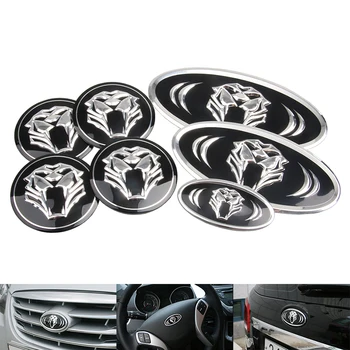 7Pcs Car tiger Logo Front&Rear Emblem Badge Sticker Front Rear Trunk Steering Wheel Emblem Badge For Kia K7 K5 K3 K2 car styling
7Pcs Car tiger Logo Front&Rear Emblem Badge Sticker Front Rear Trunk Steering Wheel Emblem Badge For Kia K7 K5 K3 K2 car styling