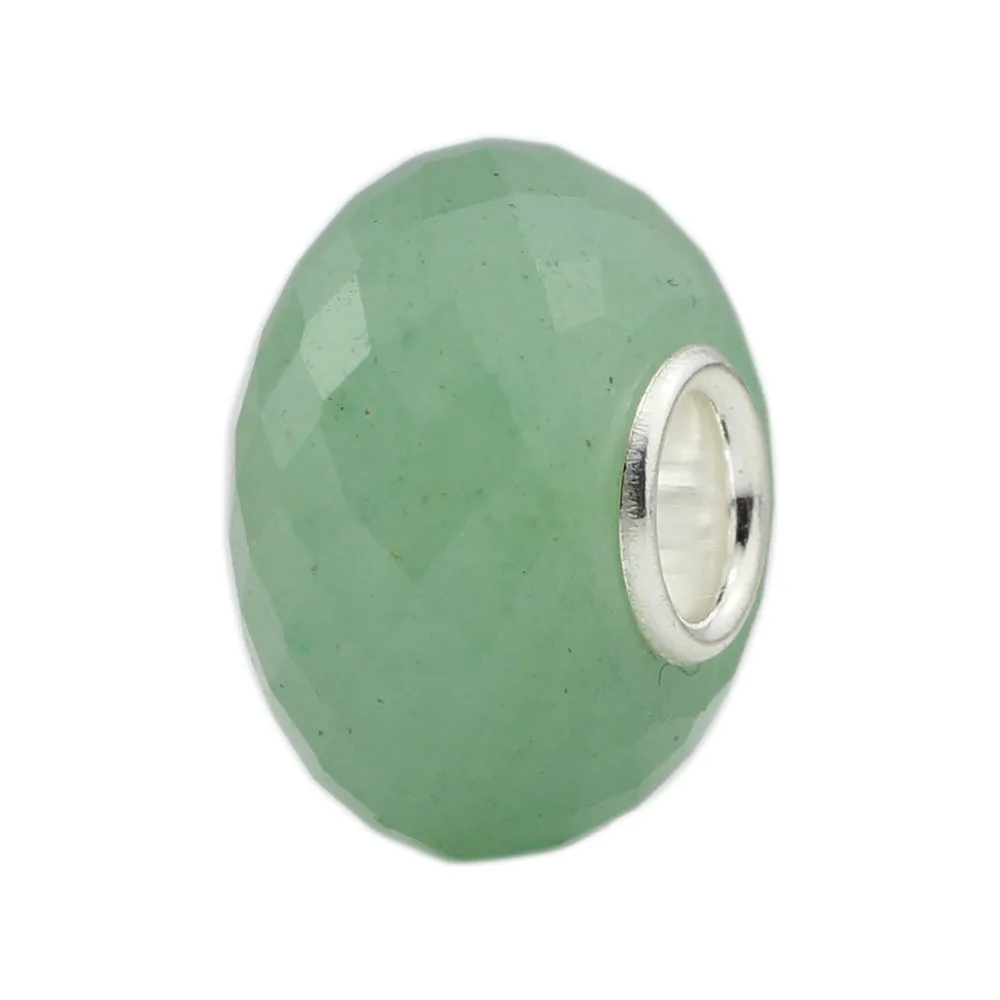 Beads Hunter Authentic Genuine Sterling Silver 925 Charm Jewelry faceted Green stone bead
Beads Hunter Authentic Genuine Sterling Silver 925 Charm Jewelry faceted Green stone bead