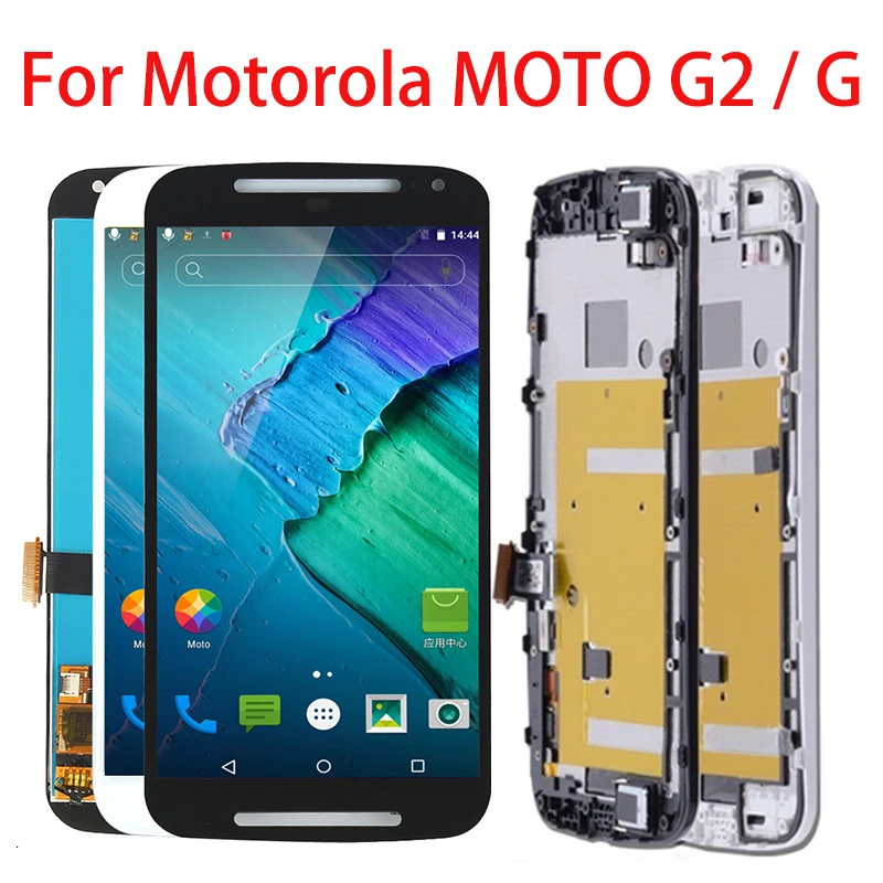 LCD Display For Motorola MOTO G2 XT1063 XT1064 XT1068 XT1069 Touch Screen For MOTO G G1 XT1032 XT1033 Digitizer Assembly Frame
LCD Display For Motorola MOTO G2 XT1063 XT1064 XT1068 XT1069 Touch Screen For MOTO G G1 XT1032 XT1033 Digitizer Assembly Frame