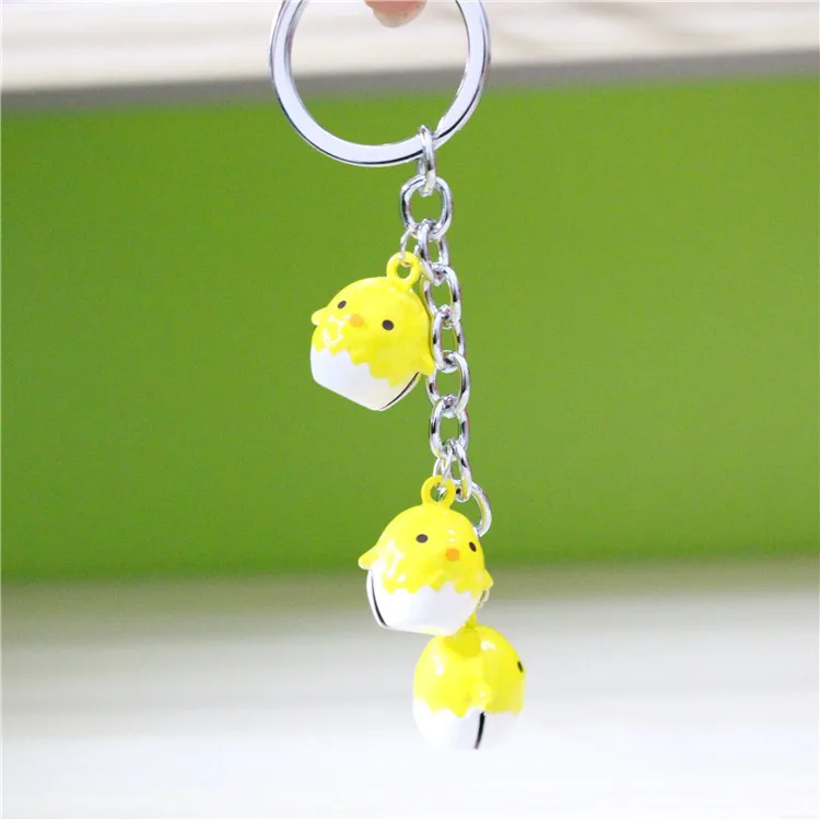 Cute Animal Chick Chickens Keychain Bells Trinket Porte Clef Bag Car Key Ring Cartoon Key Chain Chaveiro For Women Keyring D142
Cute Animal Chick Chickens Keychain Bells Trinket Porte Clef Bag Car Key Ring Cartoon Key Chain Chaveiro For Women Keyring D142