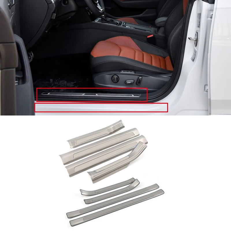For VW Volkswagen Arteon 2017 2018 Inner&Outer Door Sill Scuff Plate Threshold Cover Trim 8pcs Stainless Steel
For VW Volkswagen Arteon 2017 2018 Inner&Outer Door Sill Scuff Plate Threshold Cover Trim 8pcs Stainless Steel