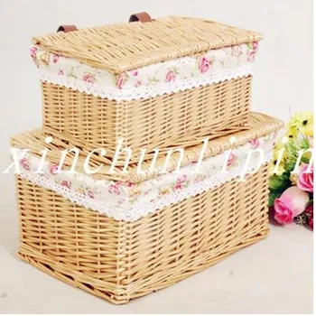 2016 Promotion Caixa Organizadora Willow Storage Basket With Lid Large Rustic Baskets Box Cosmetic
2016 Promotion Caixa Organizadora Willow Storage Basket With Lid Large Rustic Baskets Box Cosmetic