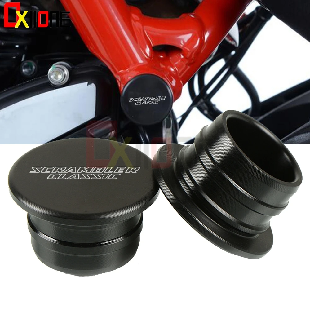 Moto Frame Plug Kit Swing Arm Hole Plugs Nylon With Logo Motorcycle Accessories For Ducati Scrambler Classic 2015 2016 2017 2018
Moto Frame Plug Kit Swing Arm Hole Plugs Nylon With Logo Motorcycle Accessories For Ducati Scrambler Classic 2015 2016 2017 2018