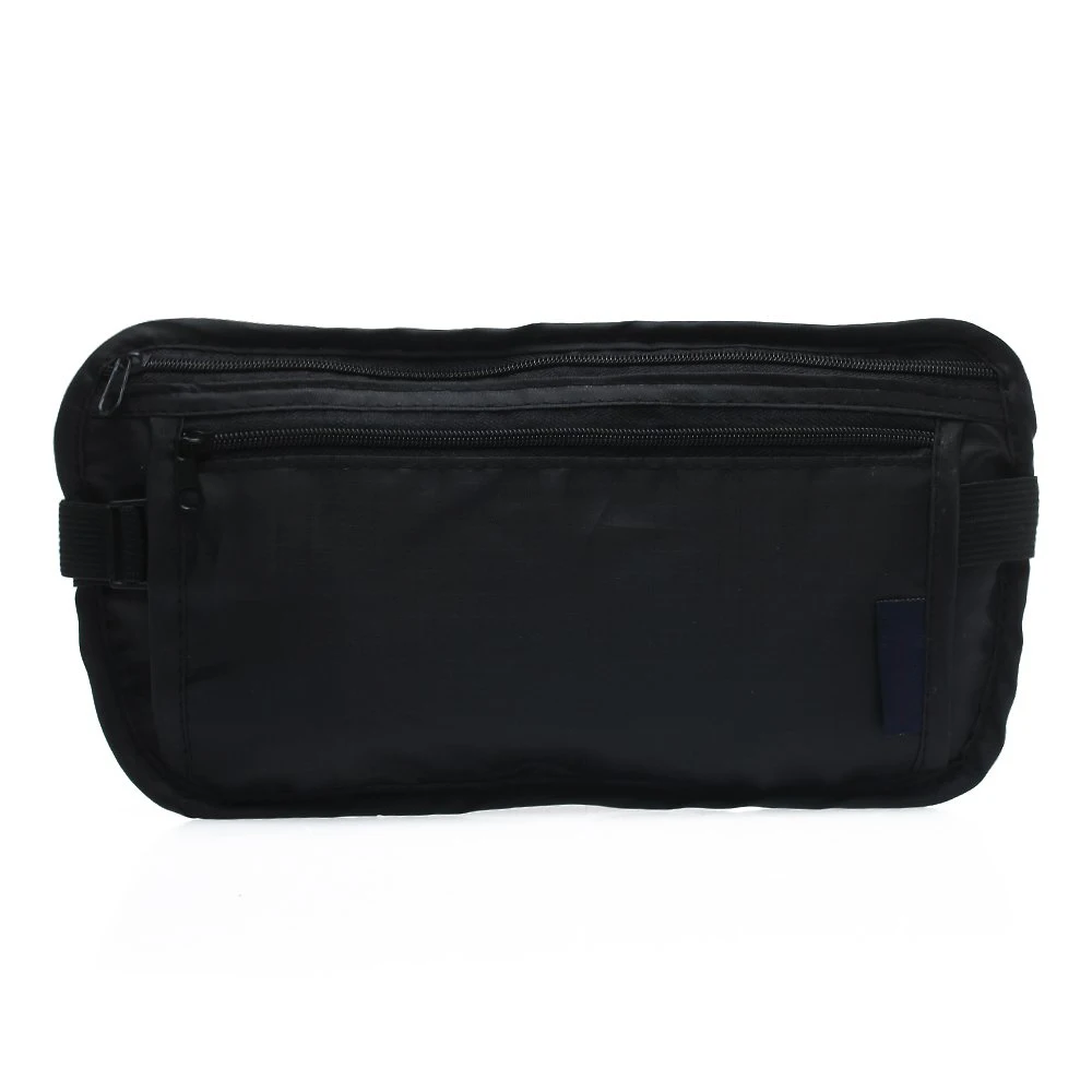 NEWBRAND Unisex Waist Bum Bumbag Fanny Pack Bag Pouch Nylon Black