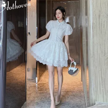 2019 Summer Vintage Classy Dress White Turn-down Collar Short Sleeve Elegant Mini Lace Dress for Women Sexy Party Office Dresses
2019 Summer Vintage Classy Dress White Turn-down Collar Short Sleeve Elegant Mini Lace Dress for Women Sexy Party Office Dresses