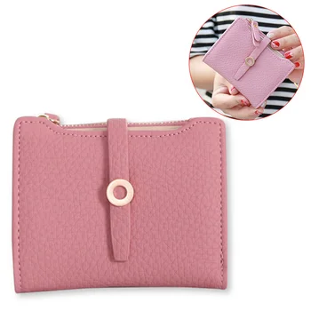 Women Cute Small Wallet PU Leather Girls Change Clasp Purse Card Holders Coin Purse Popular
Women Cute Small Wallet PU Leather Girls Change Clasp Purse Card Holders Coin Purse Popular