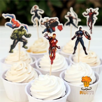 96pcs superhero Captain American Iron Man The Avengers candy bar cupcake toppers pick baby shower kids birthday party supplies
96pcs superhero Captain American Iron Man The Avengers candy bar cupcake toppers pick baby shower kids birthday party supplies