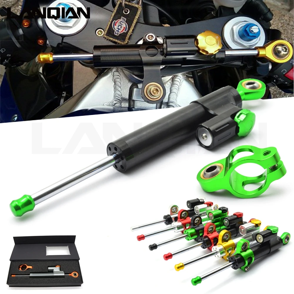 Motorcycle Damper Stabilizer Steering Reversed Safety Control For YAMAHA MT-25 MT-03 YZF R25/R3/R15 YBR 125 XT660/X/R/Z TMAX 500
Motorcycle Damper Stabilizer Steering Reversed Safety Control For YAMAHA MT-25 MT-03 YZF R25/R3/R15 YBR 125 XT660/X/R/Z TMAX 500