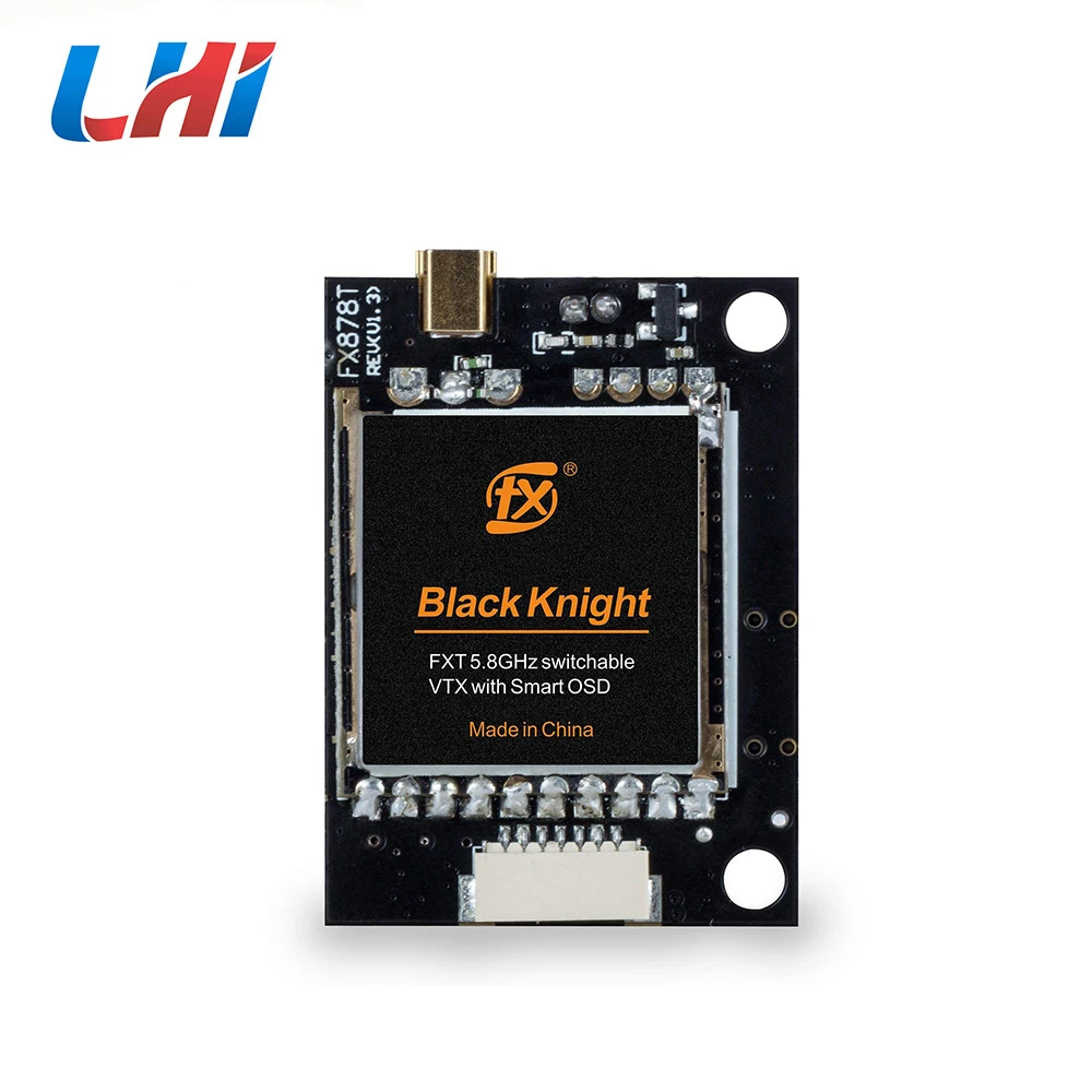 FXT FX878T Black Knight FPV Video 5.8 GHz Mini Transmitter 40CH VTX with Smart OSD and controller board for RC Drone Quadcoptr
FXT FX878T Black Knight FPV Video 5.8 GHz Mini Transmitter 40CH VTX with Smart OSD and controller board for RC Drone Quadcoptr