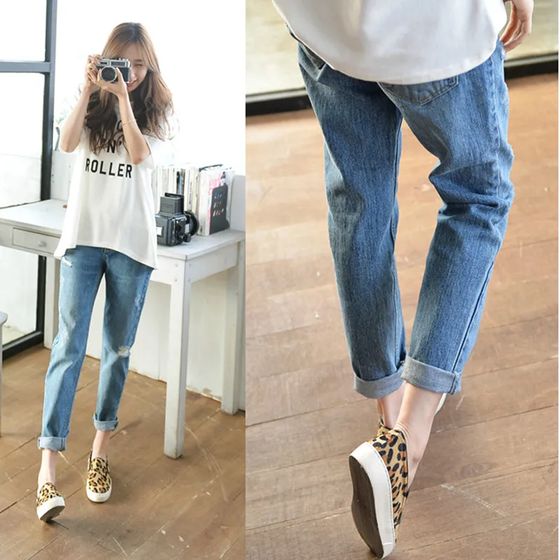 6 EXTRA LARGE Women Hole Jeans Woman Loose Cotton Pants Feet Colored Cotton Women's Jeans Pencil Pants Jeans
6 EXTRA LARGE Women Hole Jeans Woman Loose Cotton Pants Feet Colored Cotton Women's Jeans Pencil Pants Jeans