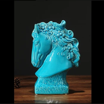 Mordern Style Ceramic Horse Ornament for Sittting Room TV Bench Wine Cabinet Home Porcelain Horse Decoration
Mordern Style Ceramic Horse Ornament for Sittting Room TV Bench Wine Cabinet Home Porcelain Horse Decoration