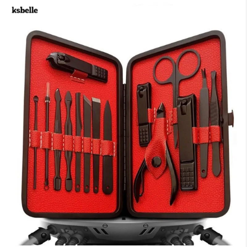 15 in 1 Manicure Set Professional Nail Clipper Kit Utility Pedicure Scissors Tweezer Knife Ear Pick Nails Art Beauty Tools Sets
15 in 1 Manicure Set Professional Nail Clipper Kit Utility Pedicure Scissors Tweezer Knife Ear Pick Nails Art Beauty Tools Sets