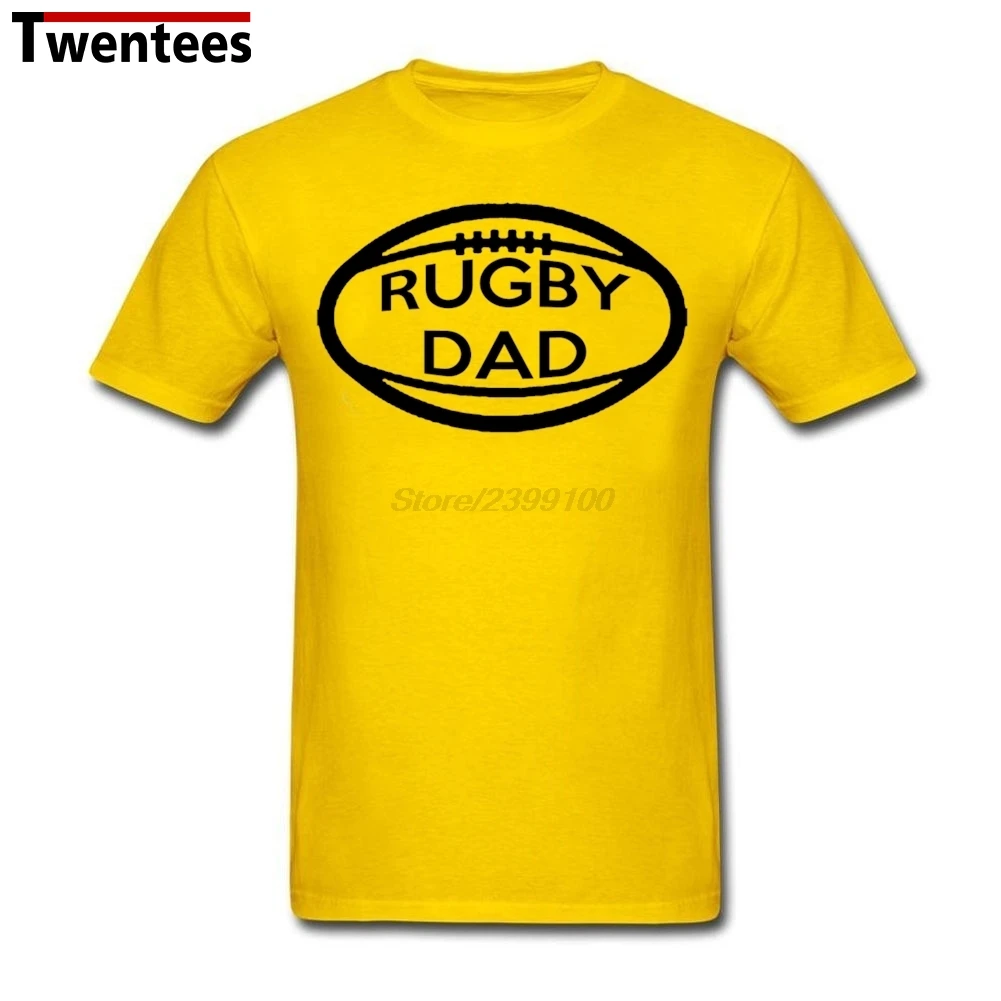 Image Big Size Rugby Dad Men T Shirt Casual Short Sleeve Cotton His And Hers Tshirts