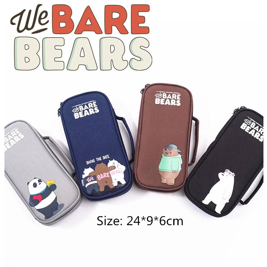 High Quality We bare bears pencil case Grizzly Panda Ice Bear stationery box zipper school Pen Bag Makeup Case Coin purse
High Quality We bare bears pencil case Grizzly Panda Ice Bear stationery box zipper school Pen Bag Makeup Case Coin purse