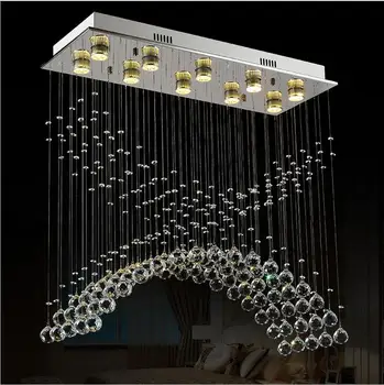 Modern stainless steel K9 crystal Chandeliers led lamps high quality led crystal chandelier GU10 led lustre light chandelier z1
Modern stainless steel K9 crystal Chandeliers led lamps high quality led crystal chandelier GU10 led lustre light chandelier z1
