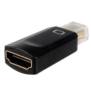 Xiwai Black Color Thundebolt Mini DisplayPort DP Male to HDMI Female Audio Video Adapter
Xiwai Black Color Thundebolt Mini DisplayPort DP Male to HDMI Female Audio Video Adapter