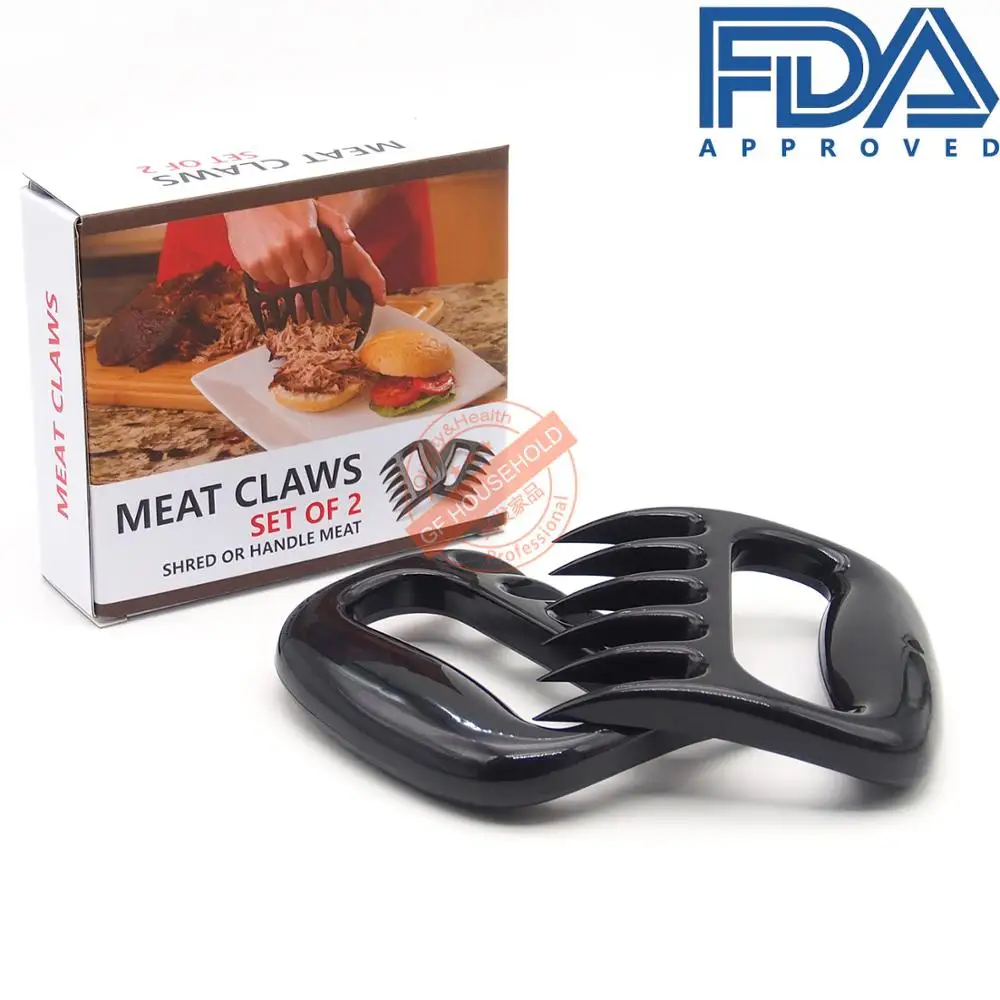 BBQ Meat Claw Bear Best Kitchen Paw Handlers Pulled Pork Shredder Barbecue Claws Tool for Shredding Beef | Дом и сад