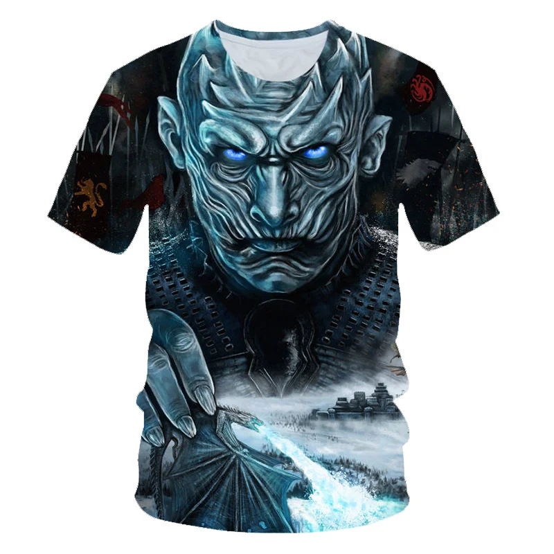 Night King & Dragon Men's T-shirt 2019 Newest shirts Game of Thrones Tshirt 3d Print T shirt Summer Short Sleeve Tee Tops
Night King & Dragon Men's T-shirt 2019 Newest shirts Game of Thrones Tshirt 3d Print T shirt Summer Short Sleeve Tee Tops