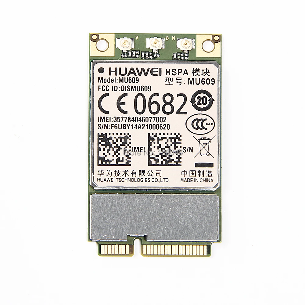 

Unlocked HUAWEI MU609 WCDMA Wireless 3G WWAN Module HSPA+/UMTS/GSM/GPRS quad-band 850/900/1900/2100 MHz Mini PCIe card